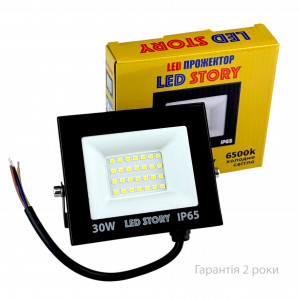 Прожектор світлодіодний 30Вт 2400Лм IP65 SMD led 220В 6500К  Холодний білий