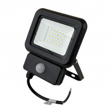 Прожектор вуличний LED 20 Вт з датчиком руху 1600Лм SMD ІР65 6500К холодне біле світло