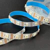 Піксельна світлодіодна стрічка RGB SMD 5050 5V 60 д.м. IP20 WS2813 (ціна 1м)