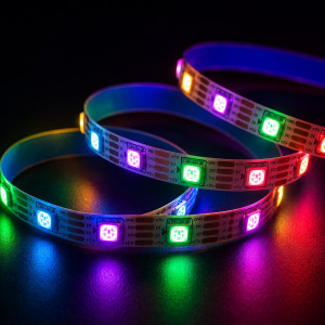 Піксельна світлодіодна стрічка RGB SMD 5050 5V 60 д.м. IP20 WS2813 (ціна 1м...