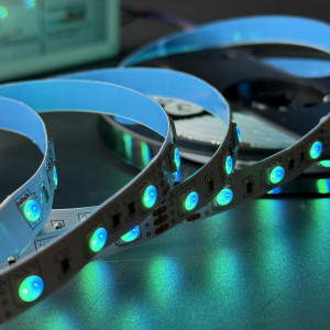 RGB лента SMD 5050 12V, 14.4W, 60 д/м IP20 Led-Story PROFI (цена 1м)