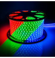 RGB стрічка 60д.м. 5050 220V 10W/m IP67 15mm AVT (ціна 1м)
