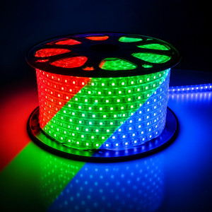 RGB стрічка 60д.м. 5050 220V 10W/m IP67 15mm AVT (ціна 1м)