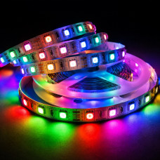 RGB лента SMD 5050 12V 60д.м. IP20 MOTOKO (цена 1м)