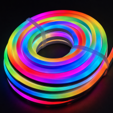 Неоновая RGB лента 5в USB с пультом 5Вт/м 30 д.м. 39x39 IP65 герметичная, б...