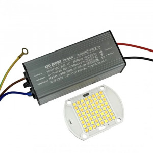 Світлодіодна матриця 50W 30-35V 6700Lm PREMIUM комплект з драйвером