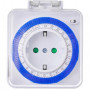Розетка с таймером Feron TM31/61924 3500W/16A (добова) з пило-вологозахистом IP44 - фото №8