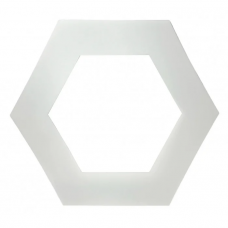 Рассеиватель для шестиугольного фигурного LED светильника 0.6м матовый поликарбонат.