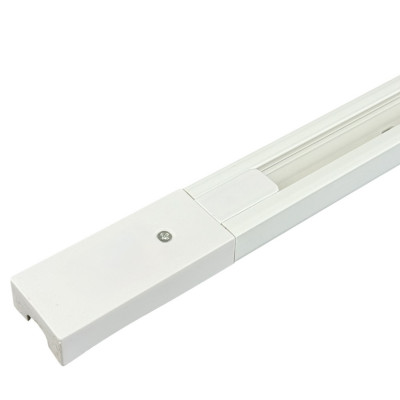 Шинопровод однофазный для трекового светильника, 1м, белый