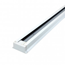 Шинопровід для трекових світильників, 2м, білий, пірамідальний LEDMAX