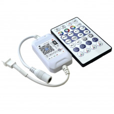 Смарт контролер (Wi-Fi, IR 28 кнопок, 12A 512Px) для адресної RGB стрічки