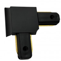 Соединитель для шинопровода однофазного трекового пирамидального,угловой,черный