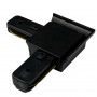 Соединитель для шинопровода однофазного трекового пирамидального,угловой,черный - фото №2