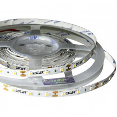 Лента светодиодная Estar SMD 3528 12В 60 д.м. IP20 теплый белый цвет 2900-3200К ширина 8мм упаковка 5м (цена 1м) Lux