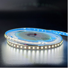 Стрічка 12 вольт 8 мм SMD 2835 120 д.м. IP20 холодний білий 6500К подвійна плата PROFI (ціна 1 м)