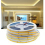 Стрічка led cob 12v COB 320д.м. суцільне світіння IP20 10W 1200Lm 6000К продаж бобінами 5м (ціна 1м) - фото №3