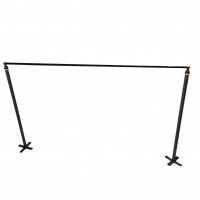 Стойка для фитолампы металлическая, регулируемая высотой 0.65 - 1.3м черная