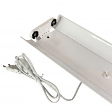 Світильник для 2*9Вт led ламп T8 G13 0,6 м з кабелем 1.5м і вимикачем