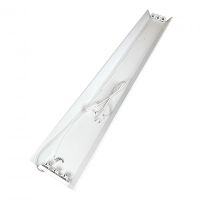 Cвітильник на 3 led лампи Т8 1.2м 2х стороннє з кабелем 1.5м та вимикачем