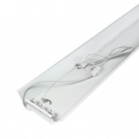 Cвітильник на 3 led лампи Т8 1.2м 2х стороннє з кабелем 1.5м та вимикачем