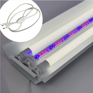 Led светильник для растений и рассады на три лампы Т8 1,2м фито + 2×5000K 5...