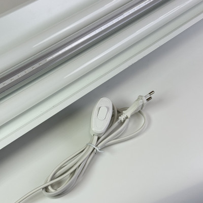 Led светильник для растений и рассады на три лампы Т8 1,2м фито + 2×5000K 52W Led-Story ECO