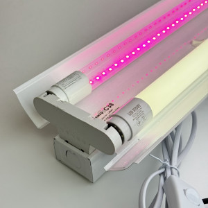 Светильник для подсветки растений 60 см 2×T8 G13 LED STORY полный спектр + ...