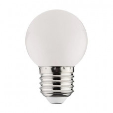 Светодиодная Led лампа шар E27 RAINBOW 1W (белый)