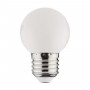 Светодиодная Led лампа шар E27 RAINBOW 1W (белый) - фото №1