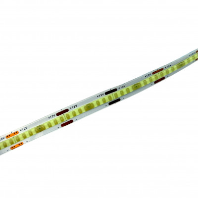 Светодиодная лента COB 12V 320д.м. IP20 12W голубой лёд продажа бобинами 5м (цена 1м)