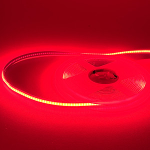 Світлодіодна стрічка COB 320д.м. 12V IP20 12W червоний продаж бобінами 5м (ціна 1м)