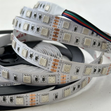 Светодиодная лента RGB SMD 5050 12V 60 д.м. IP20 (цена 1м)