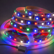 Светодиодная лента RGBW ( 6000К ) 4/1 12V SMD 5050 60 д.м. IP20  Biom Profe...