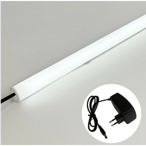 Світлодіодна підсвітка 2 м 18Вт для полиць та стільниць 12В 6000К матовий р...