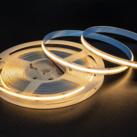 COB led лента 24V 320D 10W 3000K теплый белый, бобина 10м (цена 1м)