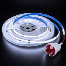 COB лента 220V ( не нужен даже адаптер) 10W/м 6500K холодный 240 LED/м 10м ...