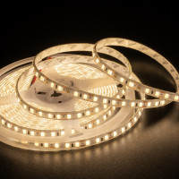 Стрічка 12 вольт світлодіодна smd 2835 120 д.м. IP65, нейтральний білий кол...