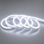 Светодиодный неон 24V холодный свет 120 LED/м IP68 12Вт/м 6×12 мм (цена 1м) - фото №1