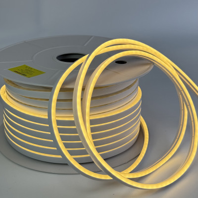 Світлодіодний неон 6×12мм теплий білий 3000K 12V IP65 (ціна 1 м)