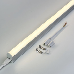 Светодиодный светильник линейный накладной 120 см 18Вт 4000К PF 0,9 для офи...