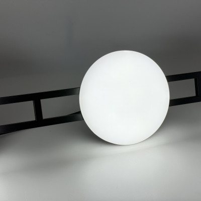 Світлодіодний світильник настінно-стельовий на 3 модулі круглий 110W 5000K IP20 чорний