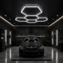 Світлодіодні соти 168Вт 6000К 5hexs 18480Лм для автомийки та майстерні, алюмінієва плата - фото №1