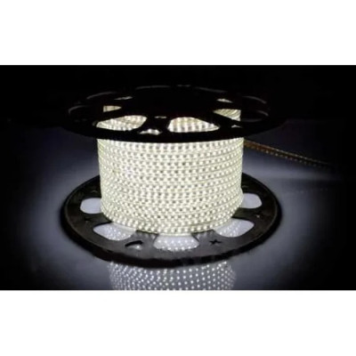 Світлодіодна стрічка AVT-120B2835-220V-6W/m IP65 10mm білий холодний (ціна 1 м)