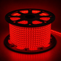 Светодиодная лента AVT-120B2835-220V-6W/m IP65 10mm красный (цена 1 м)