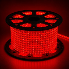 Светодиодная лента AVT-120B2835-220V-6W/m IP65 10mm красный (цена 1 м)