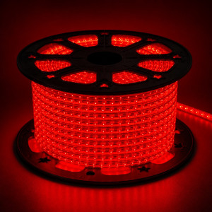Светодиодная лента AVT-120B2835-220V-6W/m IP65 10mm красный (цена 1 м)