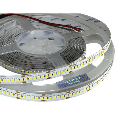 Светодиодная лента Estar Lux SMD 3528 24В 240 д.м. IP20 холодный белый 6000-6500К ширина 10мм упаковка 5м (цена 1м)