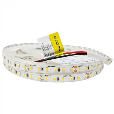 Cветодиодная лента Lux RISHANG 120-2835-24V-IP20 8,6W 818Lm 2700K RN08C0TC-B (цена 1м)