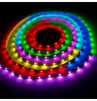 Світлодіодна стрічка SMD 5050 60 д.м. 12V IP65 RGB (ціна 1 м)