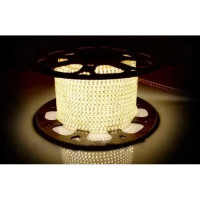 Светодиодная лента белая 220 вольт AVT-120B2835-6W/m IP65 10mm теплый белый (цена 1 м)